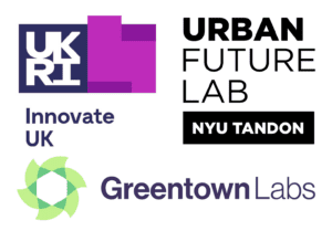 UKRI Urban Future Lab and Greentown Labs logos