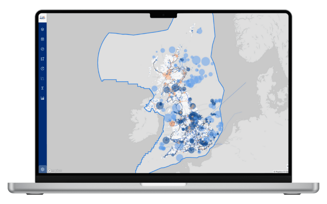 Mockup of the REACT GB wide tool created by Olsights and MapStand